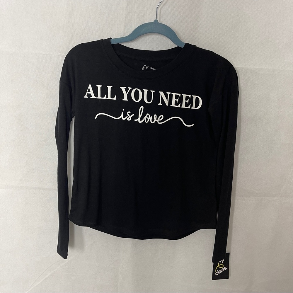 Art Class Long Sleeve Black Shirt Girls L (10/12)